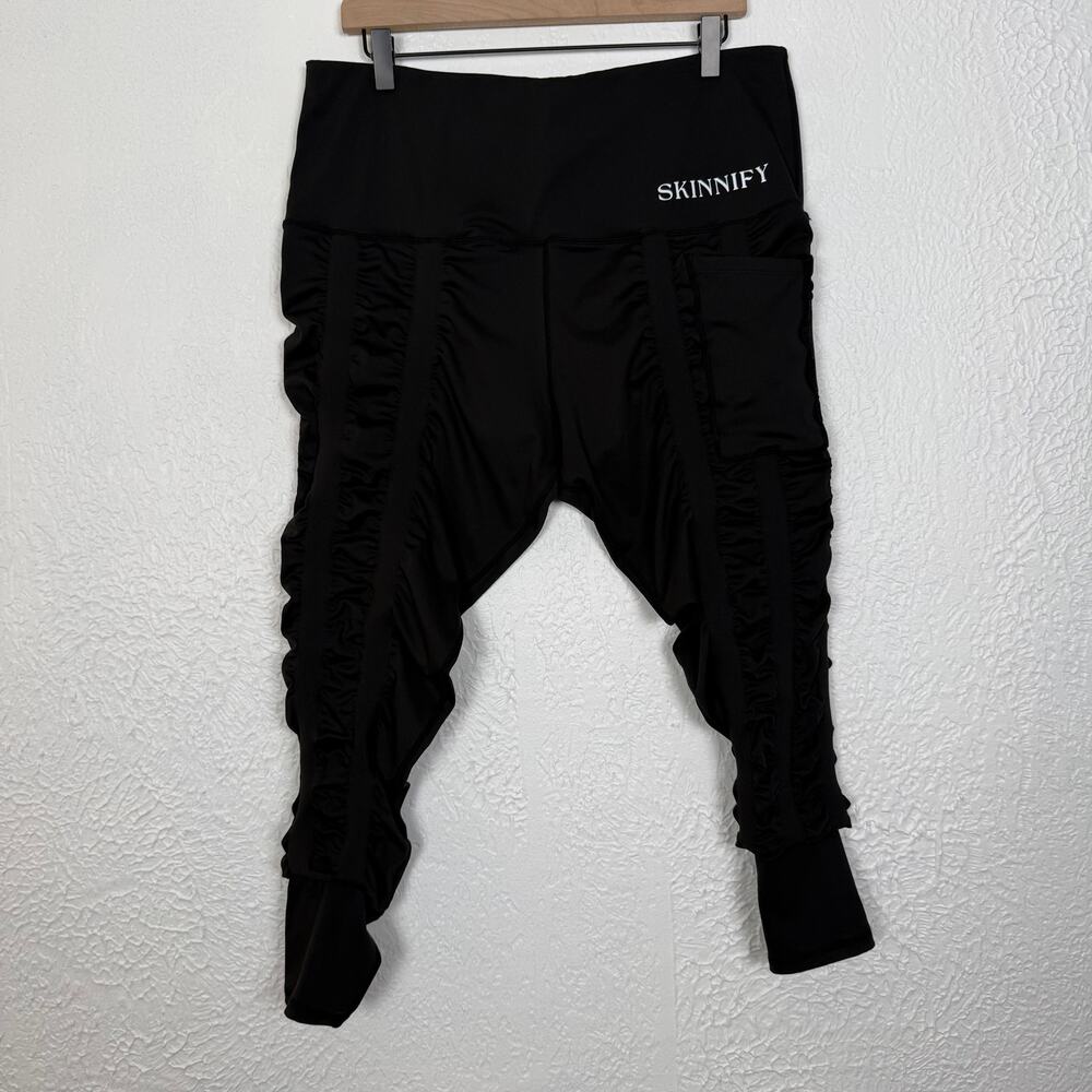 Skinnify Resistance Band Leggings Black Size XXXL